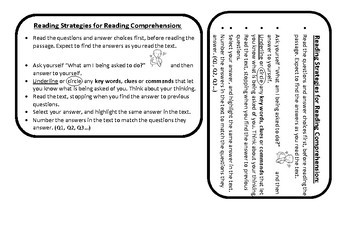 Preview of Keys of Knowledge - READING COMPREHENSION STRATEGIES