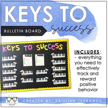 Preview of Keys to Success {Bulletin Board Kit}