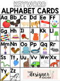 Keyword Alphabet Cards- Line and Word Wall Headers