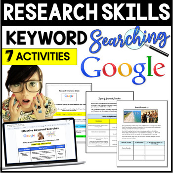 Preview of Keyword Searching | Effective Research Skills | Reliable Sources Media Literacy