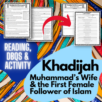 Preview of Khadijah (Muhammad's wife) Women of History // Islam (Reading and DBQs)
