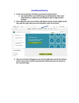 Preview of Khan Academy Instructional Steps