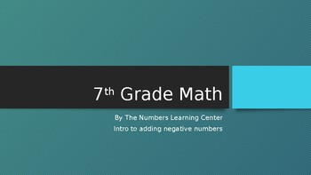Preview of Khan Academy Presentation - 7th Grade Math - Unit 1 - Lesson 1