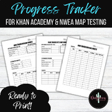 Khan Academy Progress Tracker | Aligned with NWEA MAP Grow