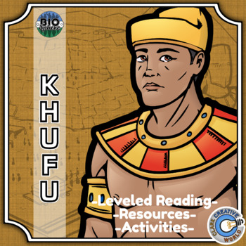 Preview of Khufu Biography - Reading, Digital INB, Slides & Activities