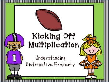 Preview of 3rd Grade Distributive Property of Multiplication Practice and Matching