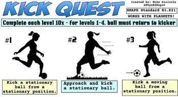 Preview of Kick Quest Skill PE Progression - 8 Levels!