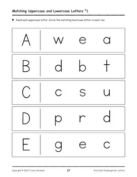 Kindergarten Handwriting Without Tears, PDF