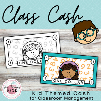 Preview of Kid Class Cash: Themed Money for Classroom Economy