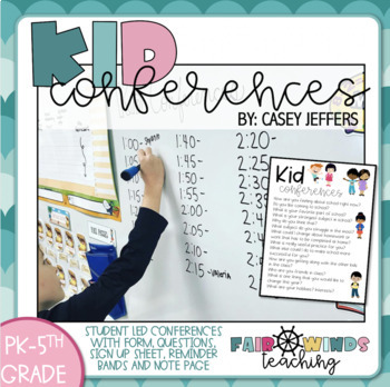 Preview of Kid Conference - Conferences with your Students