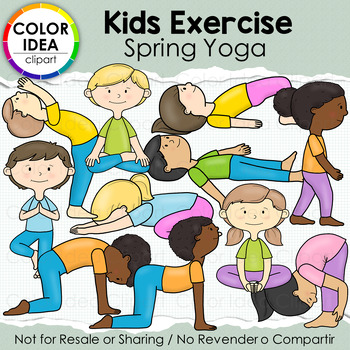 Preview of Kid Exercises - Spring Yoga