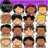 Kid Friend Toppers 2 Clipart