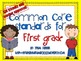 Kid Friendly Common Core Standards for First Grade | TpT