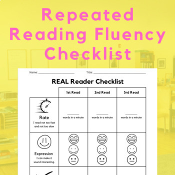 Preview of Kid-Friendly Repeated Reading Fluency Tracking