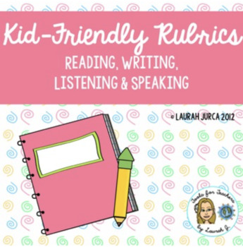 Preview of Kid-Friendly Rubrics for Reading, Writing, Speaking & Listening {Bilingual}