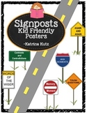 Kid Friendly Signposts Posters for Close Reading
