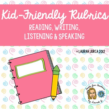 Preview of Kid-Friendly Rubrics for Reading, Writing, Speaking, Listening {WIDA informed}