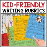 Kid Friendly Writing Rubric Narrative Informational Persua