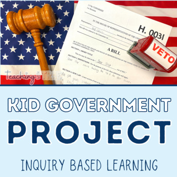 Preview of Kid Mock Government: Inquiry Based Middle School History/ELA Project