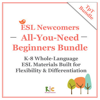 Preview of ESL Newcomers All-You-Need Beginners Bundle
