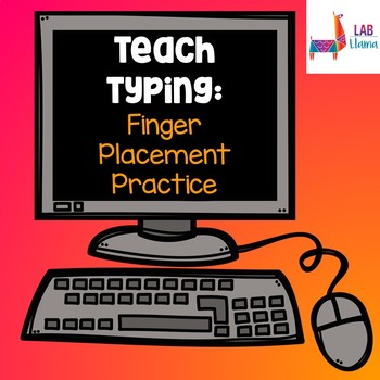 Preview of Teach Typing: Finger Placement Practice
