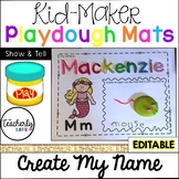 Kid-Maker Playdough Mats - Create My Name (Initial Letter 