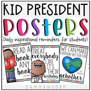 Preview of Kid President Classroom Posters