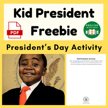 Preview of Kid President Video and Writing Prompt