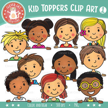 Preview of Kid Toppers Clip Art