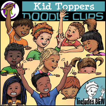 Preview of Kid Toppers Clipart