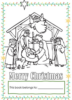 Preview of Kid's Christmas Story Activity Booklet