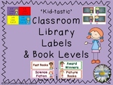 'Kid-tastic' Classroom Library Lables & Book Lables  Back 