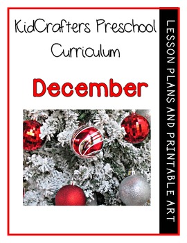 Preview of KidCrafters Preschool Curriculum – December
