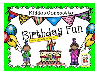Preview of Kiddos Connect to Birthday Fun!