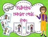 Kidlettes themed Fraction Cards 1/2 through 12/12