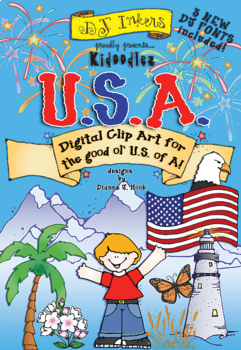 Preview of USA Kid Doodles Clip Art - State Symbols for All 50 States, United States