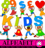 Kids Alphabet School Learning Clip Art