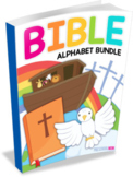 Bible Alphabet Bundle: Fine Motor Bible Activities for Kids!