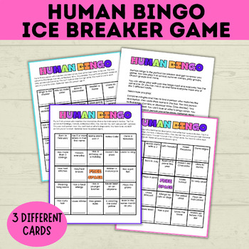 Kids Bingo | Human Bingo | Ice Breaker Bingo | Get to Know You Bingo ...