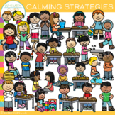 School Kids Behavior Calming Strategies Clip Art