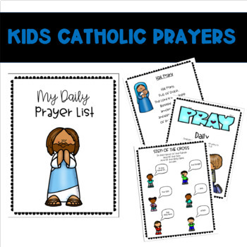 Preview of Kids Catholic Prayers