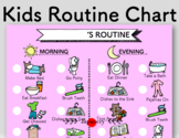 Kids Chore/ Routine Chart: Morning and Evening