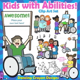 Clip Art Kids with Disabilities / Abilities Kids Clip Art