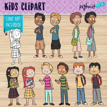 scheme clipart of children