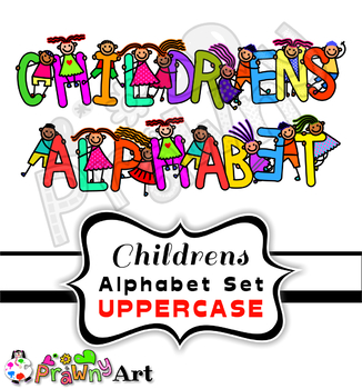 Preview of Kids Clipart Font Alphabet Letters