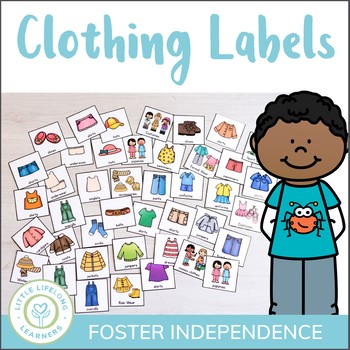 kids clothing drawer labels by little lifelong learners tpt