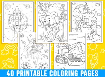Coloring Pages For Girls Worksheets Teaching Resources Tpt