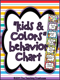 "Kids & Colors" Behavior Clip Chart