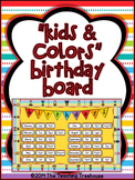 "Kids & Colors" Birthday Bulletin Board Kit
