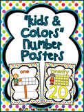 "Kids & Colors" Number Posters